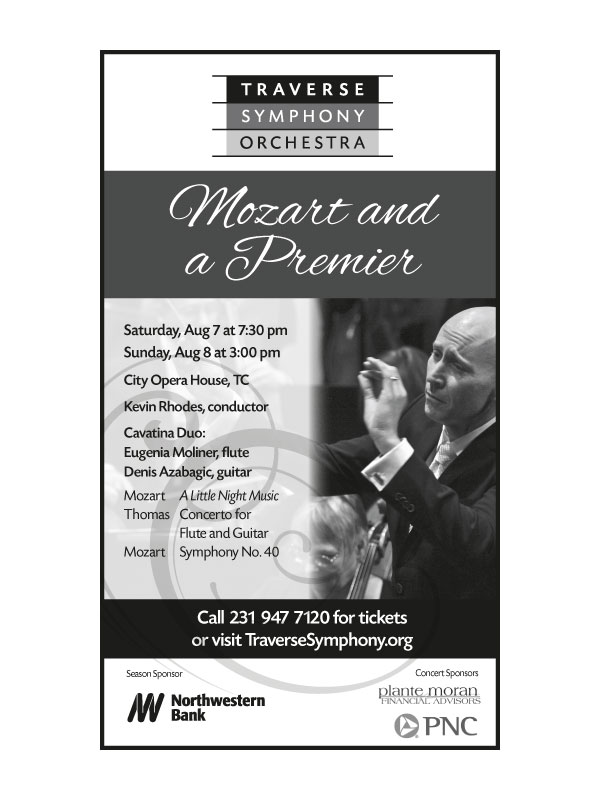 Print ad for the Traverse Symphony Orchestra